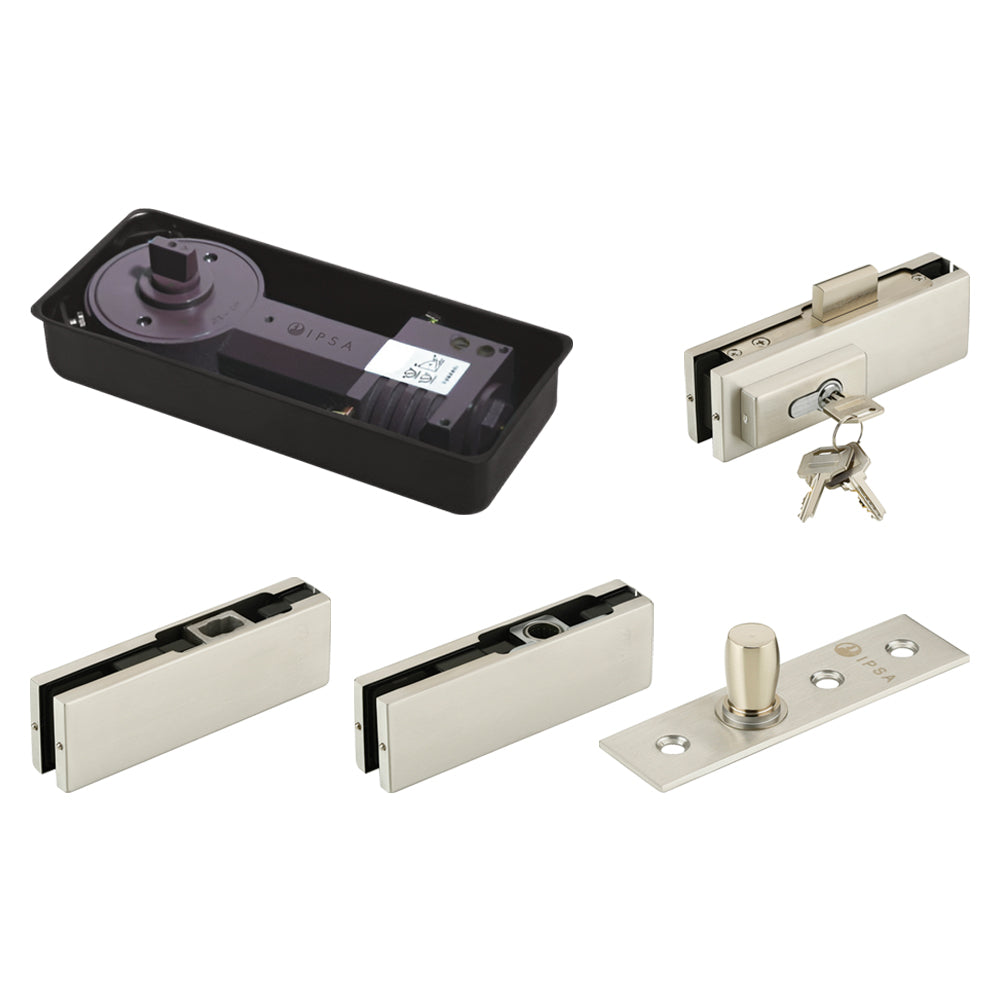 IPSA IPFS90 Glass Fitting Combo Set Weight Capacity Upto 90kg